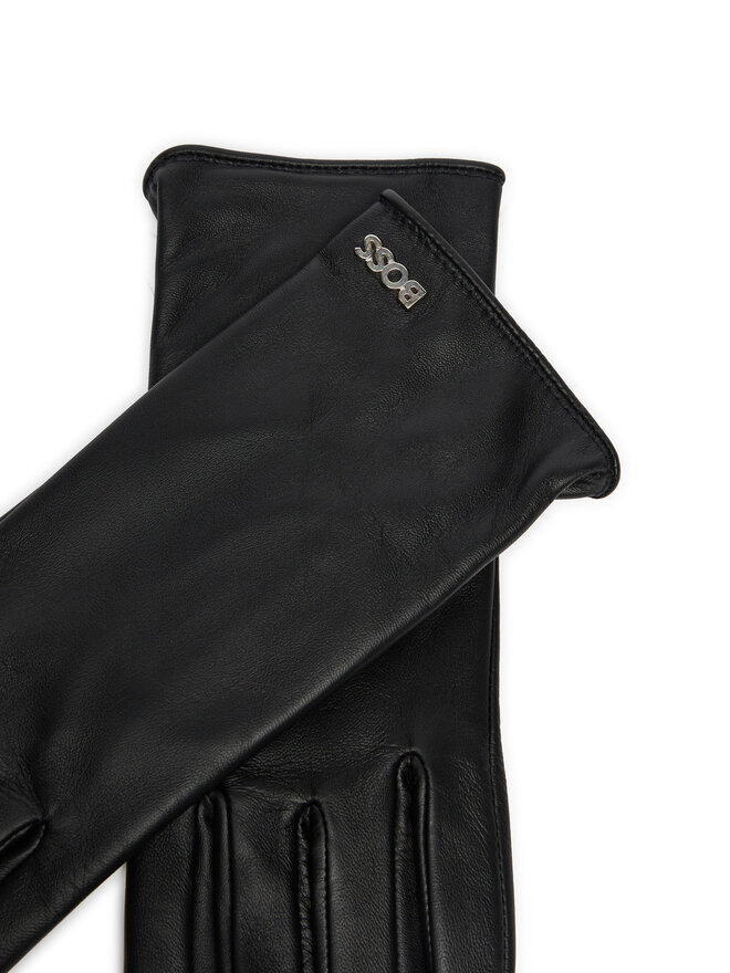 BOSS Guantes de mujer Boss Gueen Me 50526613 Negro