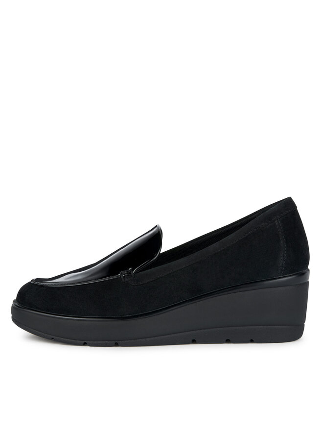 Geox Halbschuhe Geox D Ilde D36RAB 022HH C9999 Schwarz