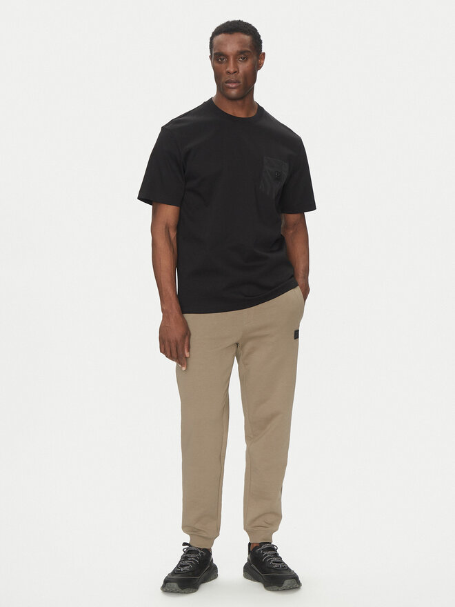 HUGO HUGO T-Shirt Dombiro 50536347 Μαύρο Relaxed Fit