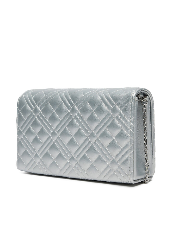 LOVE MOSCHINO Torebka LOVE MOSCHINO JC4079PP1MLA196B Srebrny