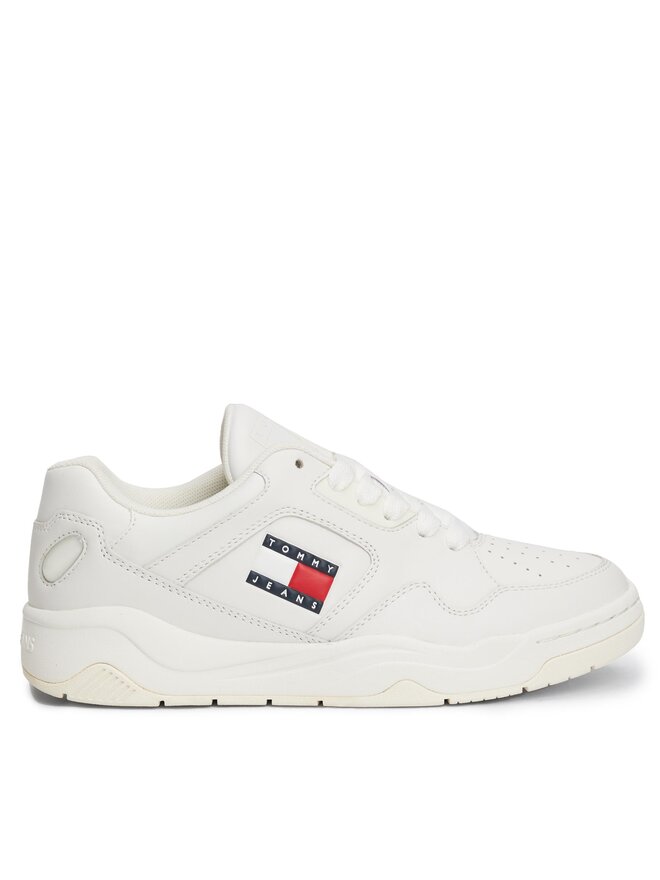 Tommy Jeans Снікерcи Tommy Jeans Tjw New Basket Sneaker Lc EN0EN02524 Écru