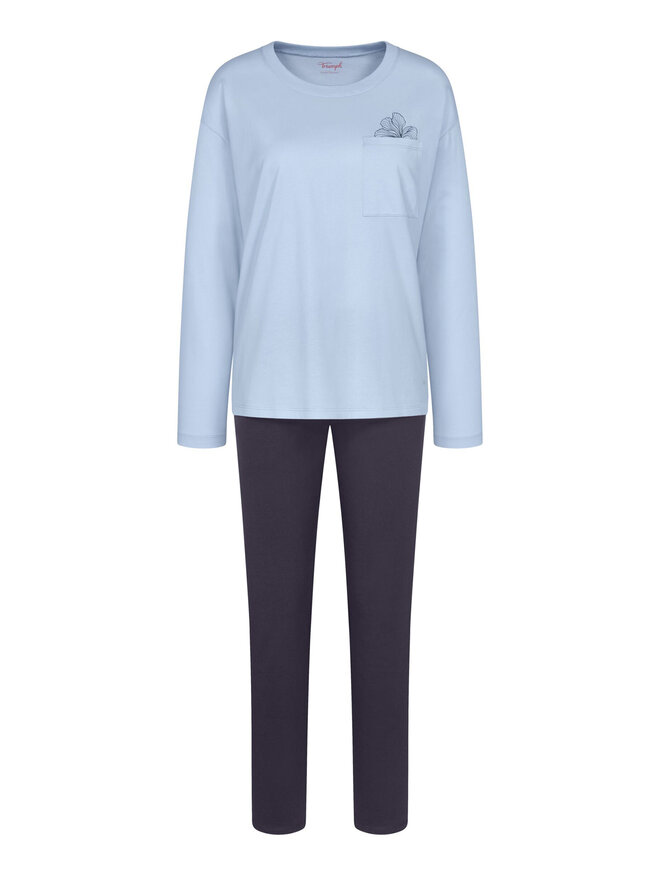 Triumph Triumph Pyjama 10225065 Himmelblau Regular Fit