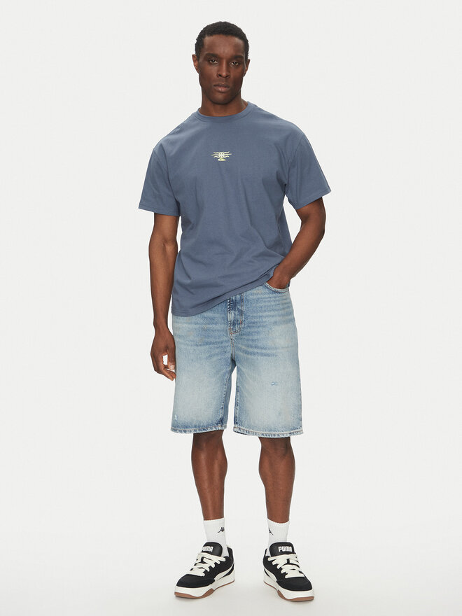 Quiksilver Quiksilver Póló EQYZT08017 Sötétkék Relaxed Fit