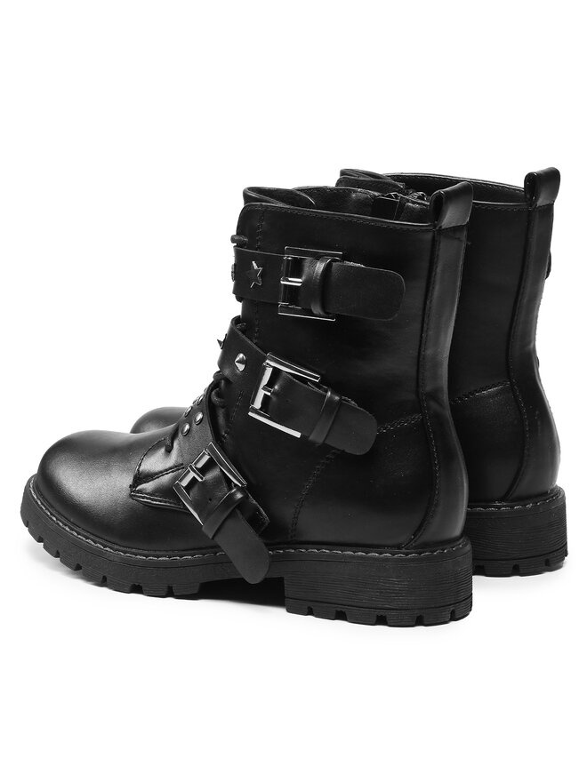 DeeZee Schnürstiefeletten DeeZee CS2665-46 Schwarz
