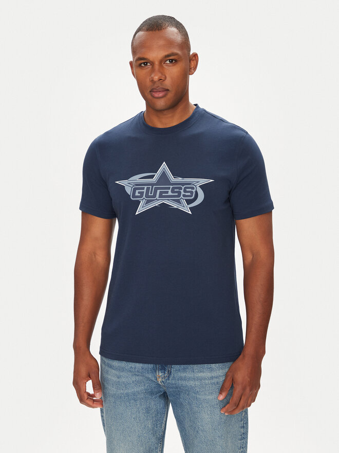 Guess Guess T-Shirt Z5YI02 I3Z14 Dunkelblau Regular Fit