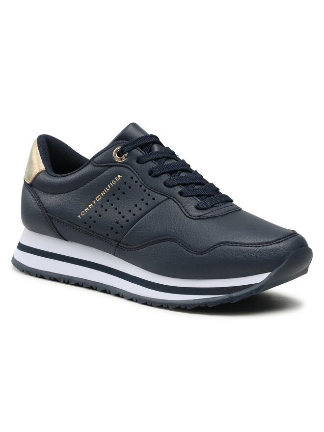 Sneakers Tommy Hilfiger Lifestyle Runner Sneaker FW0FW05557 Bleu marine chaussures