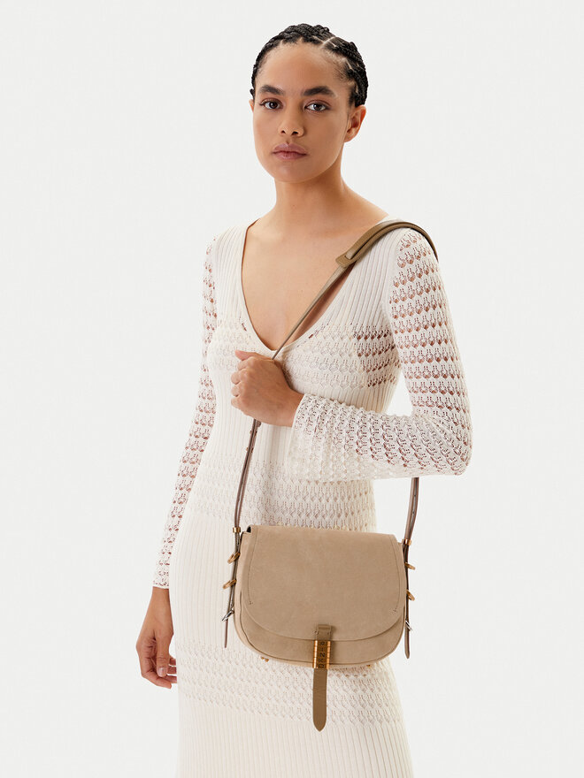 PINKO Bolso PINKO Saddle Classic PE 25 PLTT 103830 A29N Beis