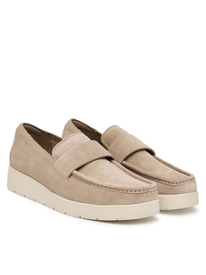 Calvin Klein Halbschuhe Calvin Klein Hybrid City Lug Band Loafer Su HM0HM02257 Creme