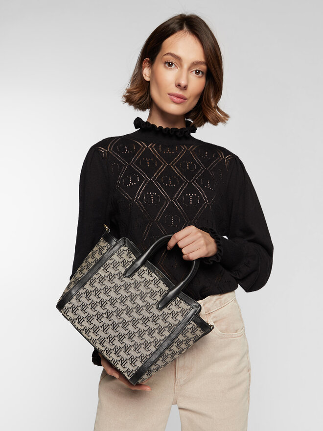 LAUREN RALPH LAUREN Rankinė Lauren Ralph Lauren Tyler 24 431867209006 Smėlio