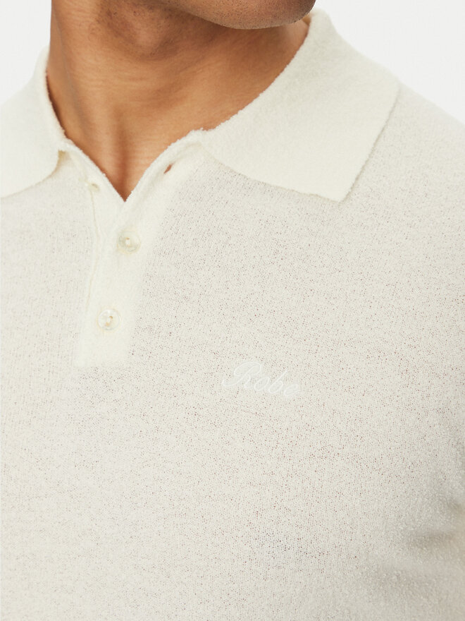Robe di Kappa Robe di Kappa Poloshirt Robe Giovani 65121IW Écru Regular Fit