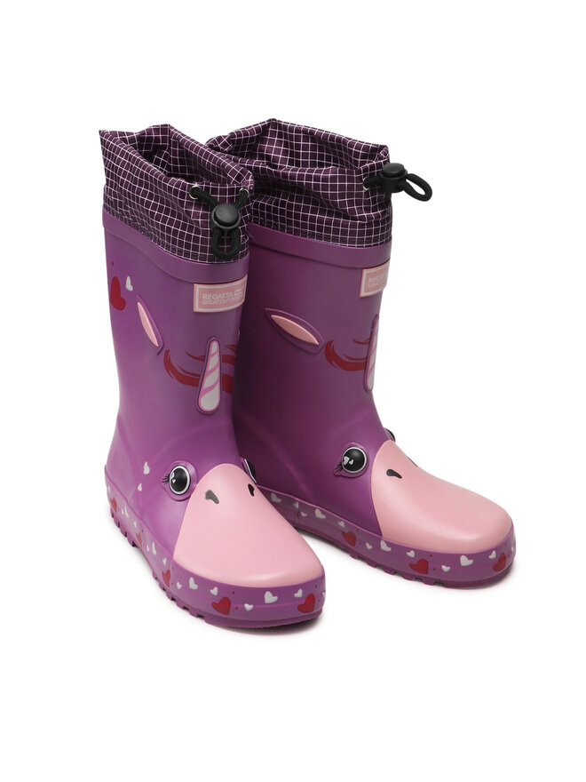 Regatta Kalosze Regatta Mudplay Jnr RKF649 Fioletowy