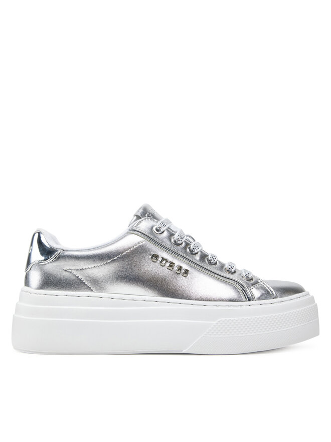 Guess Sneakersy Guess FLJMRI LEL12 Srebrny