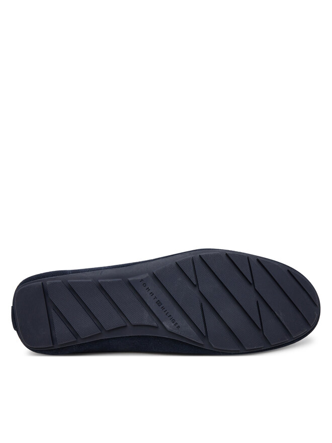 Tommy Hilfiger Mocasines Tommy Hilfiger Flag Soft Suede Driver Loafer FW0FW08558 Azul marino