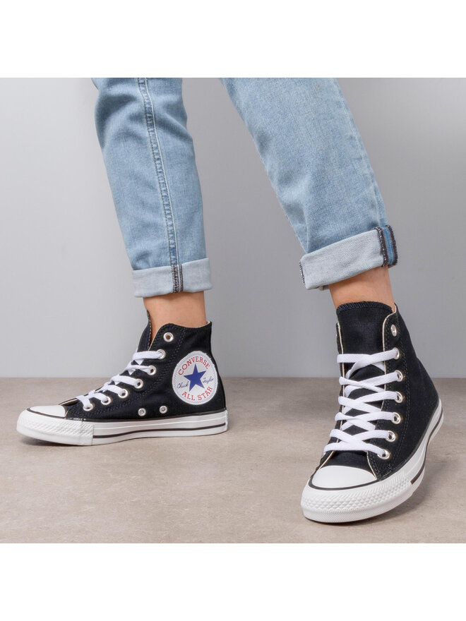Converse Sneakers aus Stoff Converse Ctas Hi 165694C Schwarz