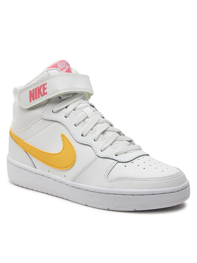 Nike Αθλητικά Nike Court Borough Mid 2 (GS) CD7782 112 Λευκό