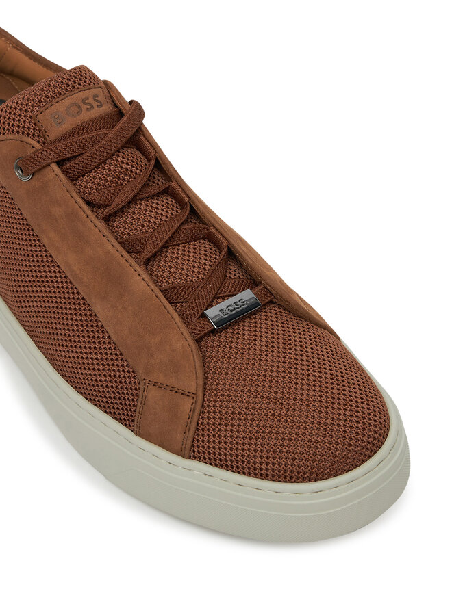 BOSS Sneakersy BOSS Gary Tenn Ktsd 50539108 Hnedá