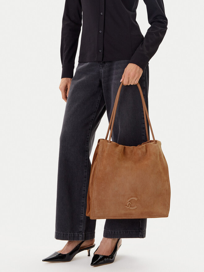 Coccinelle Τσάντα Coccinelle SS6 Coccinelle Dulse Suede E1 SS6 11 01 01 Καφέ