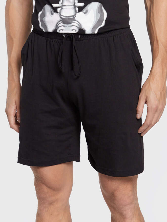 Brave Soul Brave Soul Πιτζάμα MLWS-149BODY Μαύρο Regular Fit