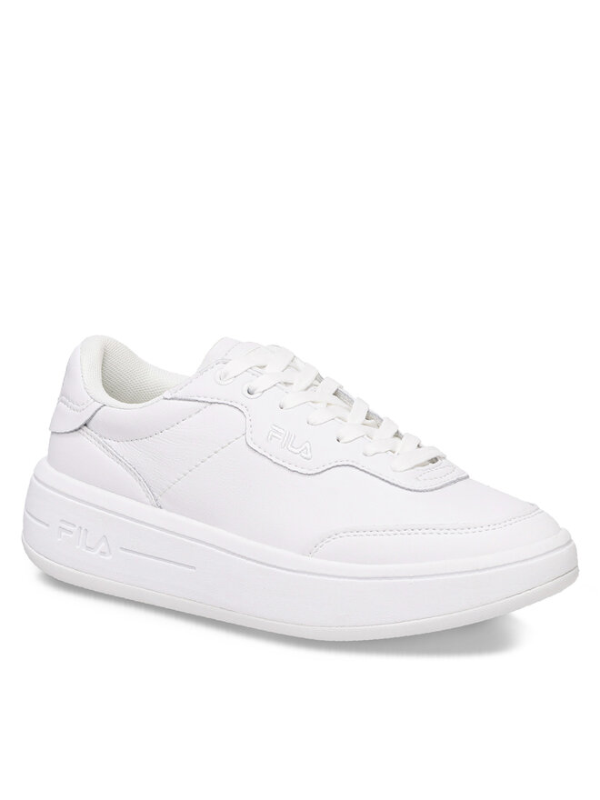 All white filas womens hot sale