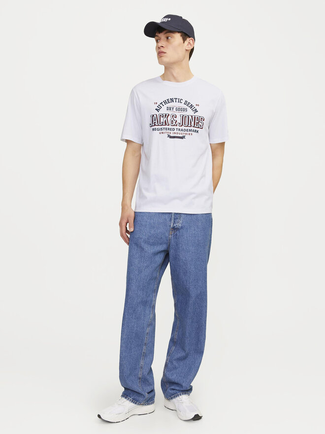 Jack&Jones Jack&Jones T-Shirt Logo 12254862 Weiß Standard Fit