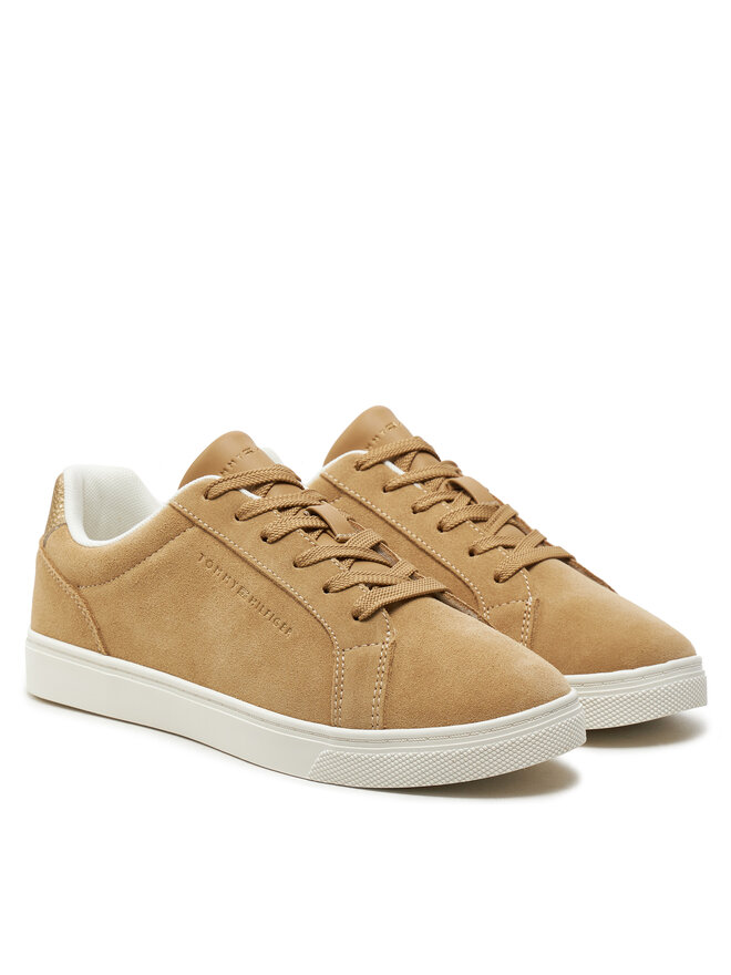 Tommy Hilfiger Sneakers Tommy Hilfiger Color Pop Court Sneaker FW0FW08282 Cachi