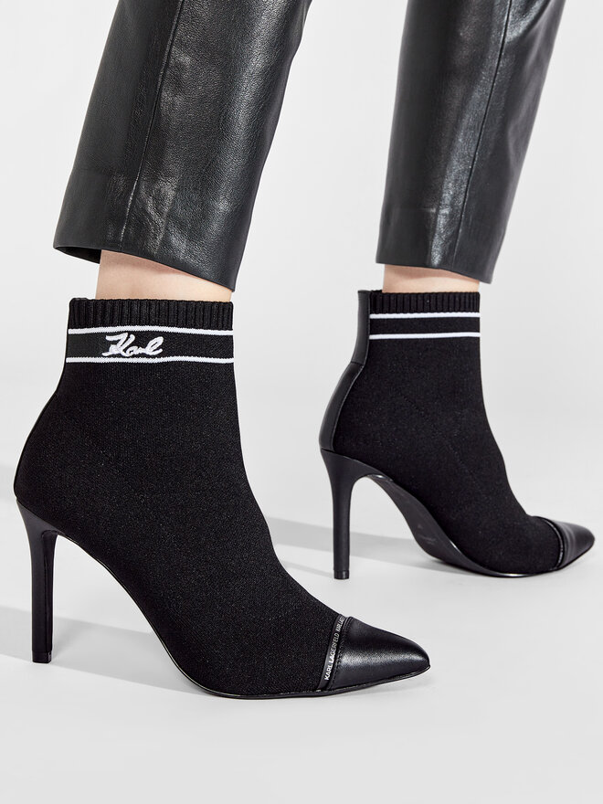 KARL LAGERFELD Боти KARL LAGERFELD KL31352 Черен