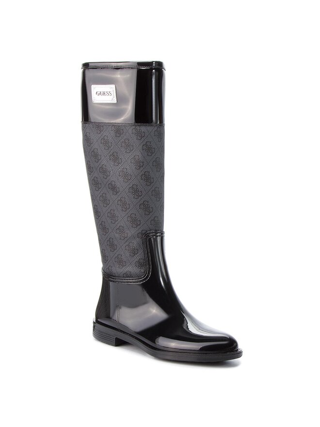 Guess Gummistiefel Guess FLSSY3 RUB11 Schwarz