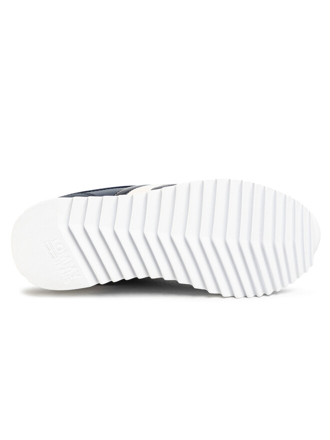 Tommy Jeans Sneakersy Tommy Jeans High Cleated Flag Sneaker EN0EN00784 Tmavomodrá