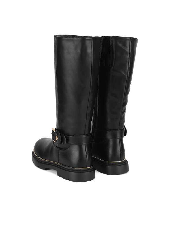 DeeZee Kozačky DeeZee CS5911-05 Černá