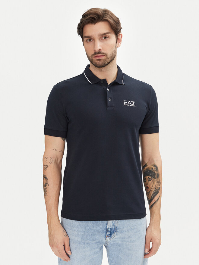 EA7 Emporio Armani EA7 Emporio Armani Poloshirt 8NPF16 PJVUZ 1562 Dunkelblau Slim Fit