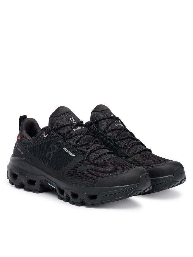 On Trekkingschuhe On Cloudrock Low Wp 3MF10251043 Schwarz