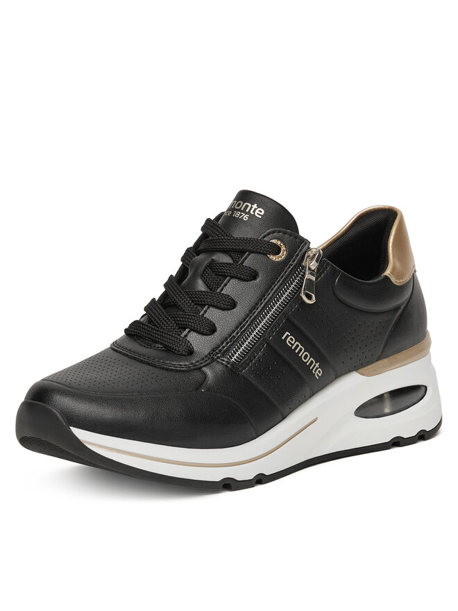 Remonte Sneakersy Remonte D2H01-03 Czarny