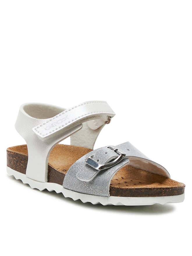 Geox Σανδάλια Geox B Sandal Chalki Girl B922RA 0NFKC C0007 M Λευκό