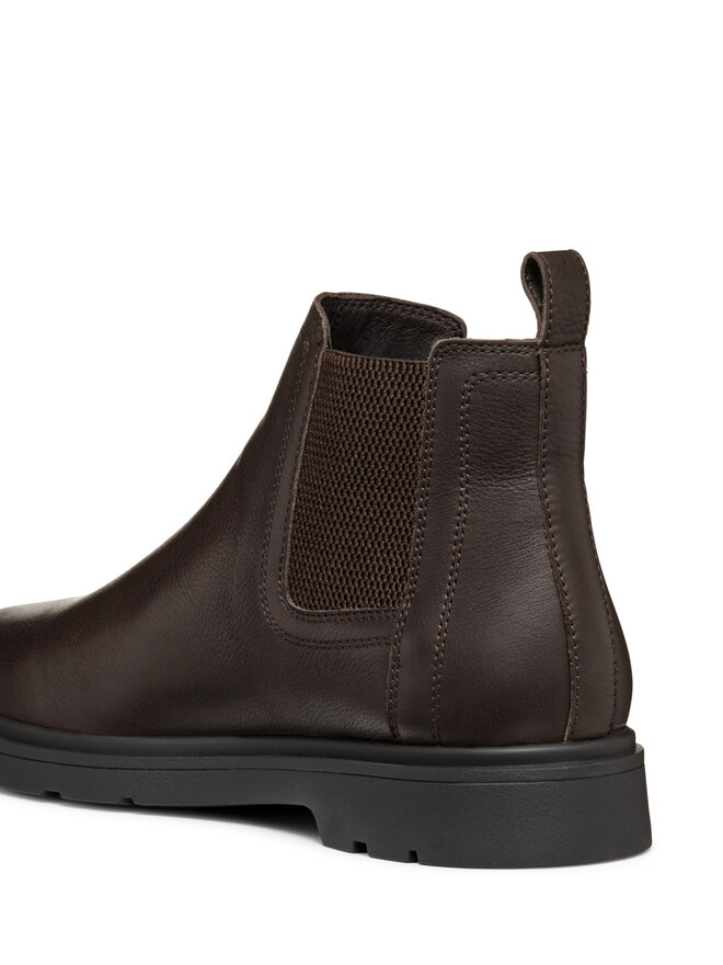 Geox Členková obuv s elastickým prvkom Geox U Spherica Ec1 U36D1C 00046 C6010 Hnedá