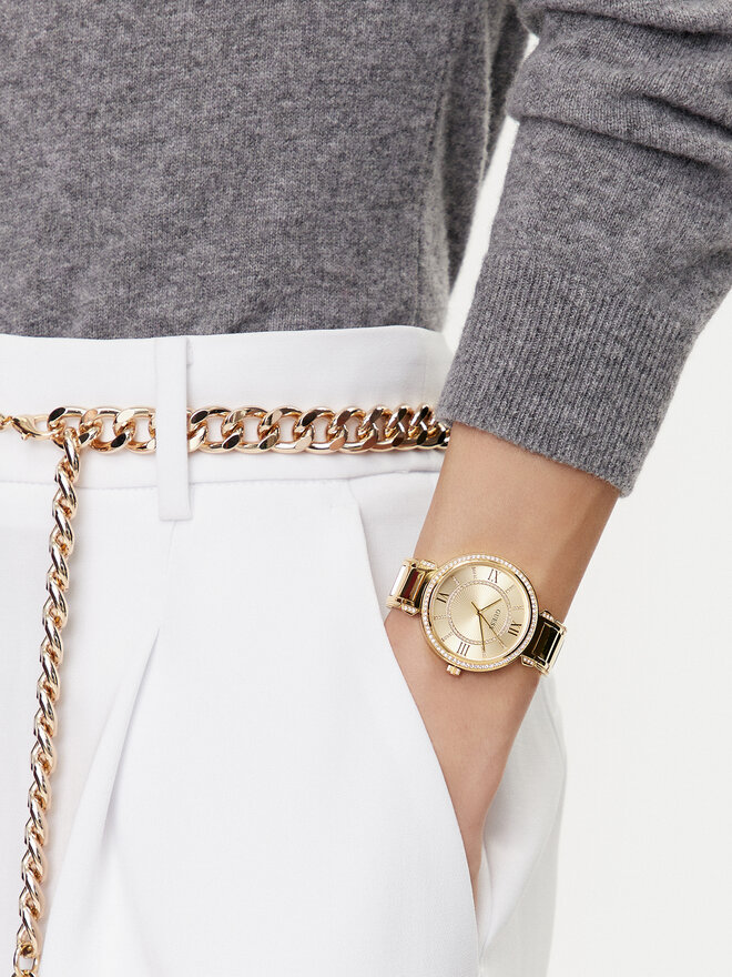 Guess Hodinky Guess GW0588L1 Zlatá