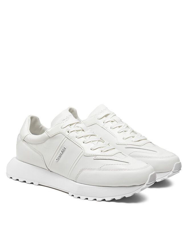 Calvin Klein Sneakers Calvin Klein Low Top Lace Up Lth W/ Hf HM0HM01479 Bianco