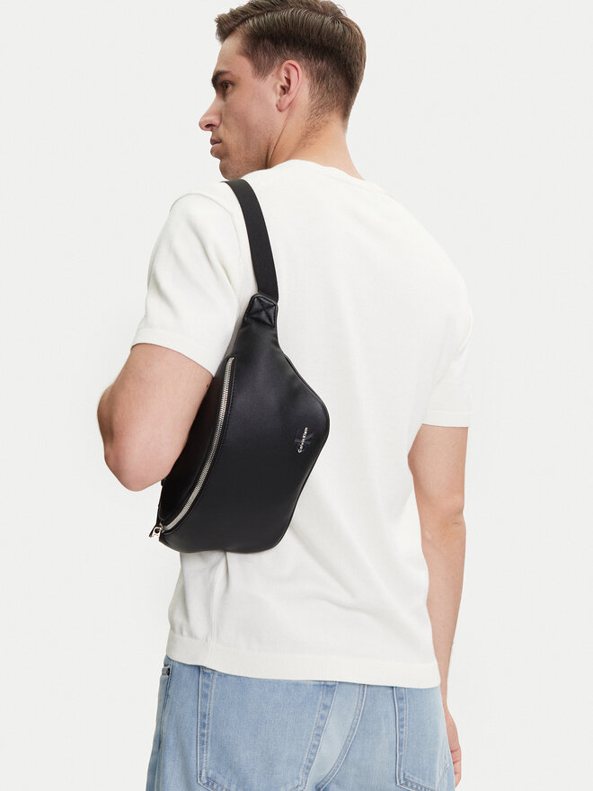 Calvin Klein Jeans Τσαντάκι μέσης Calvin Klein Jeans Mono Logo Waistbag 38 LV04G3012G Μαύρο