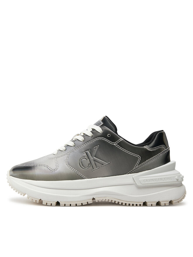 Calvin Klein Jeans Сникърси Calvin Klein Jeans Chunky Runner Low V Mg Dc YW0YW01424 Сив