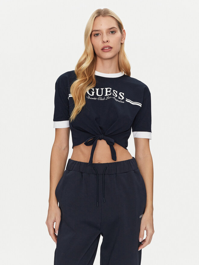 Guess Guess Majica V5GI05 I3Z14 Mornarsko modra Regular Fit