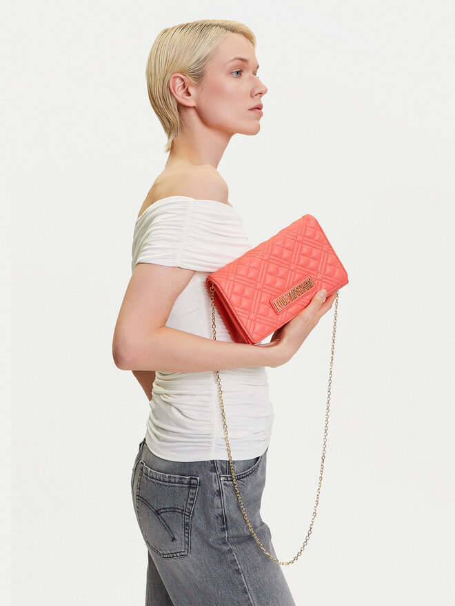 LOVE MOSCHINO Τσάντα LOVE MOSCHINO JC4079PP1MLA0464 Κοραλλί