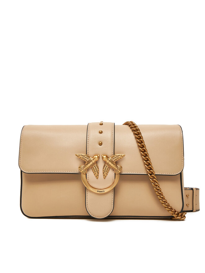 PINKO Torebka PINKO Love One Classic Fl 104524 A0QO C50Q Beżowy