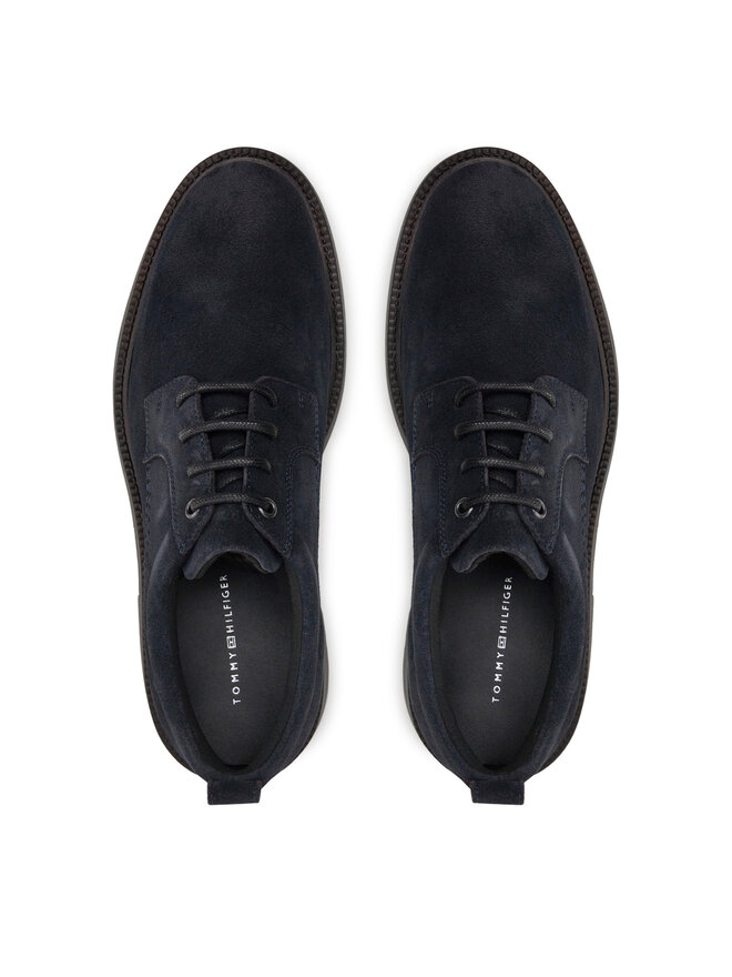 Tommy Hilfiger Scarpe basse Tommy Hilfiger Light Hilfiger Lwt Suede Shoe FM0FM05088 Blu scuro