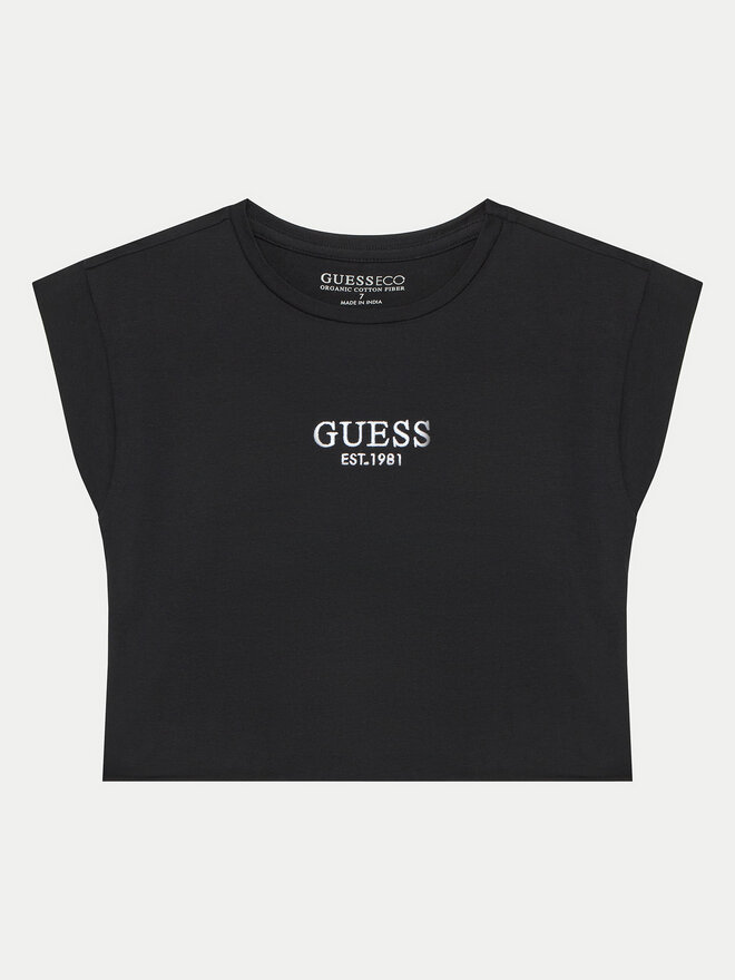 Guess Guess Camiseta J4BI34 J1314 Negro Boxy Fit