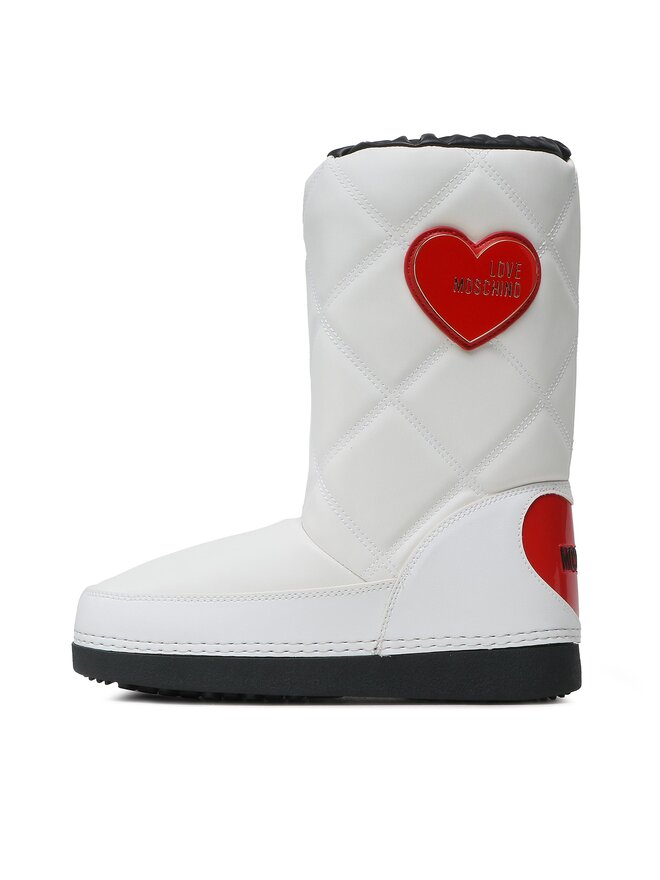 LOVE MOSCHINO Μπότες Χιονιού LOVE MOSCHINO JA24172G1HIT710A Λευκό