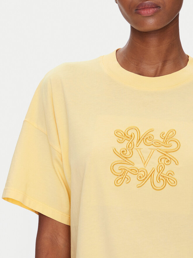 ViCOLO ViCOLO Camiseta RD0119 Amarillo Regular Fit