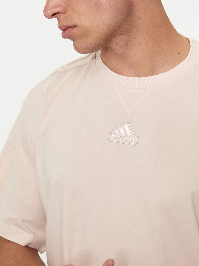 adidas adidas Marškinėliai ALL SZN 3-Stripes IR5198 Rožinė Regular Fit