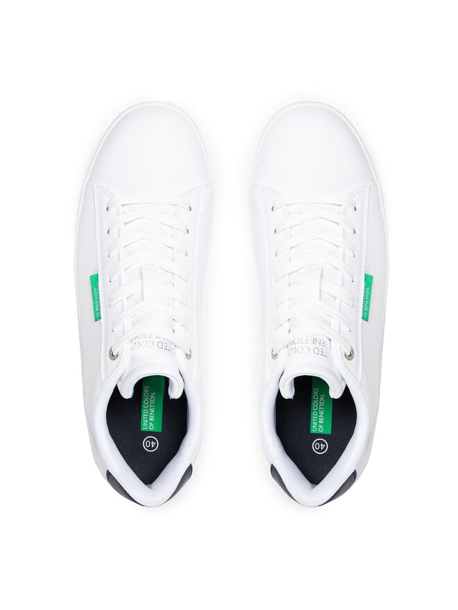 United Colors Of Benetton Sneakers United Colors Of Benetton Label BTMCO4016 Weiß