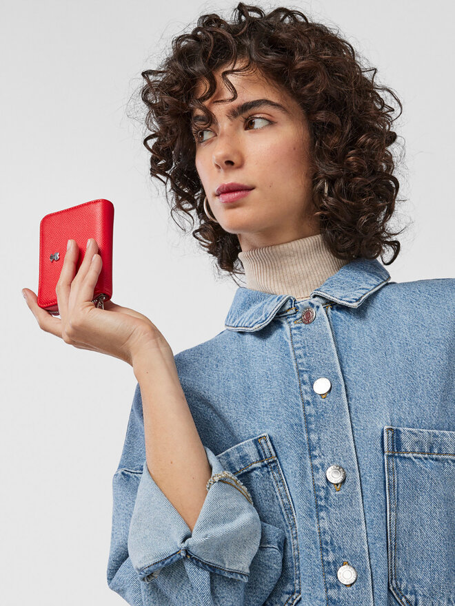 TOUS Pequeña cartera de mujer TOUS Monedero M. New Dubai 2001690017 Rojo