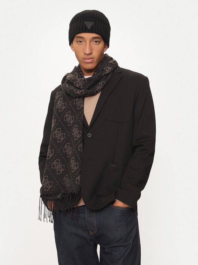 Guess Mütze Guess AM9460 WOL01 Schwarz