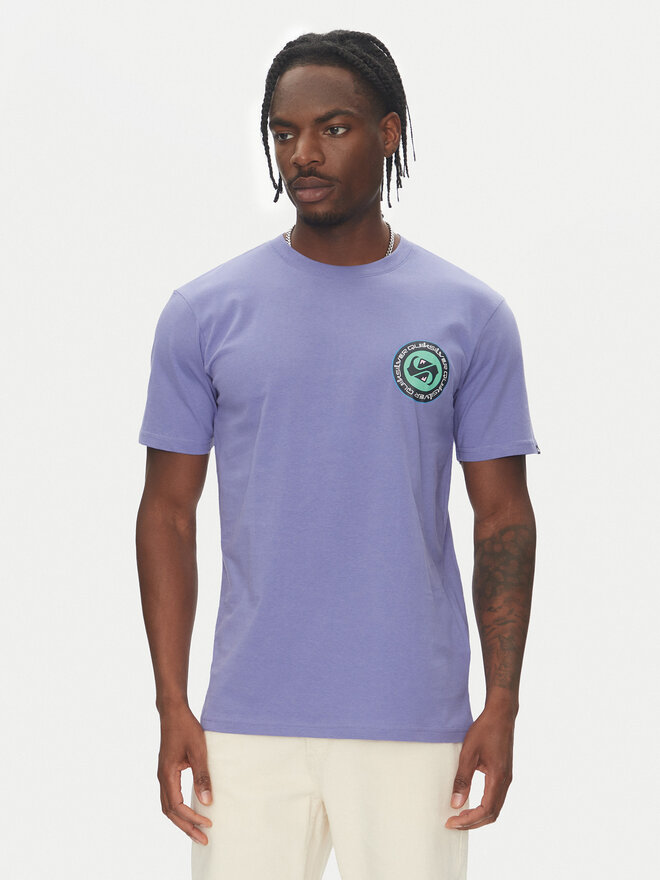 Quiksilver Quiksilver Marškinėliai Circle Back Ss EQYZT08054 Violetinė Regular Fit